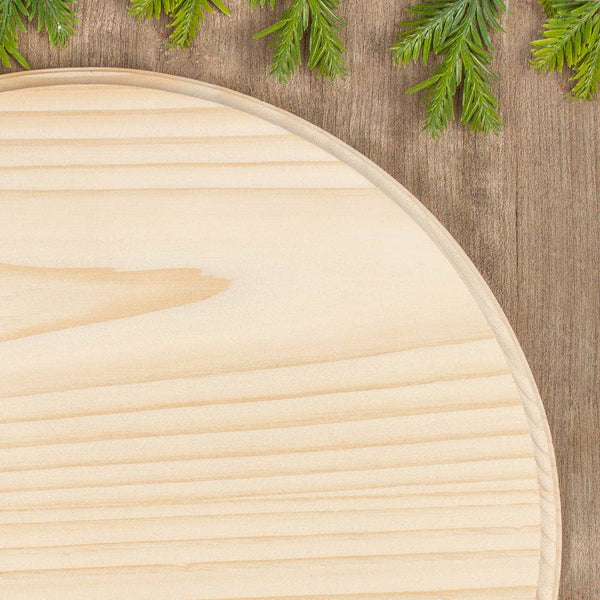 15" x 3/4" Thick Unfinished Wood Blank Round Circle Plaque