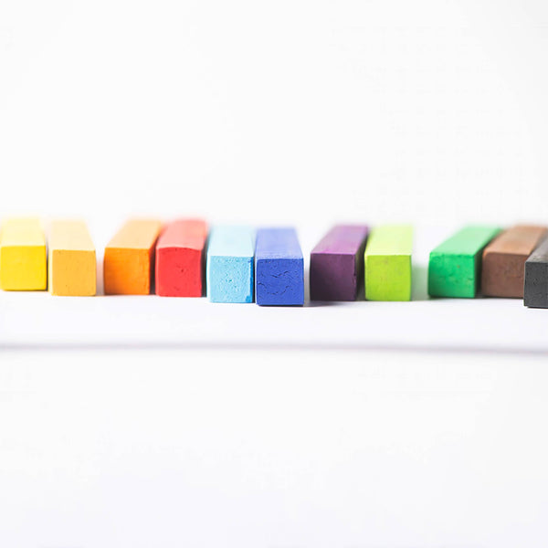 Pastel Sticks - Talc-Free Pastels - 12 Non-Toxic Colors elsewhere unplug / eco-kids -