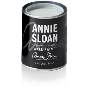 Open 4 floz tin of Annie Sloan Paled Mallow Wall Paint