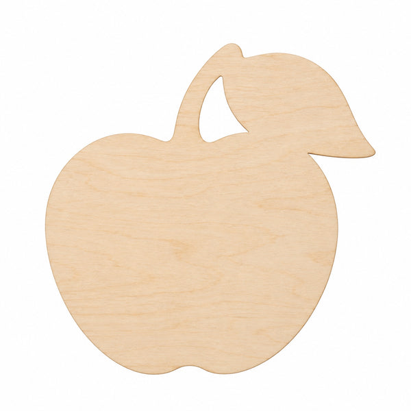 Unfinished maple apple wood cutout craft blank by ChicaTiza