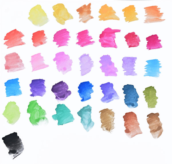 Peter Pauper Press - Studio Series Junior Watercolor Paint Set (36 colors)