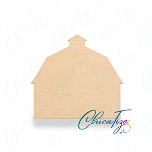ChicaTiza unfinished barn wooden blank with ChicaTiza logo and watermark