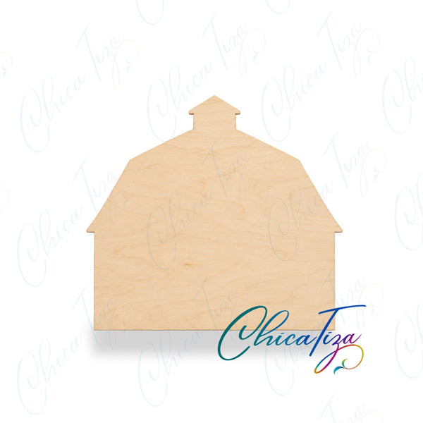 ChicaTiza unfinished barn wooden blank with ChicaTiza logo and watermark
