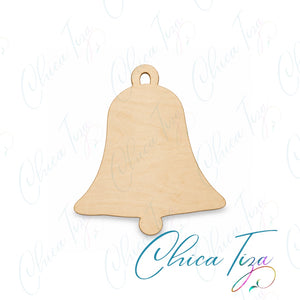 Bell Wood Cutout Craft Blank by ChicaTiza