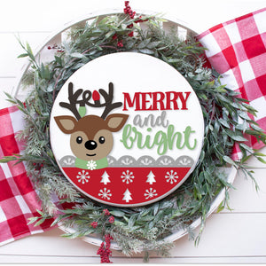 Reindeer Merry ChicaTiza craft kit