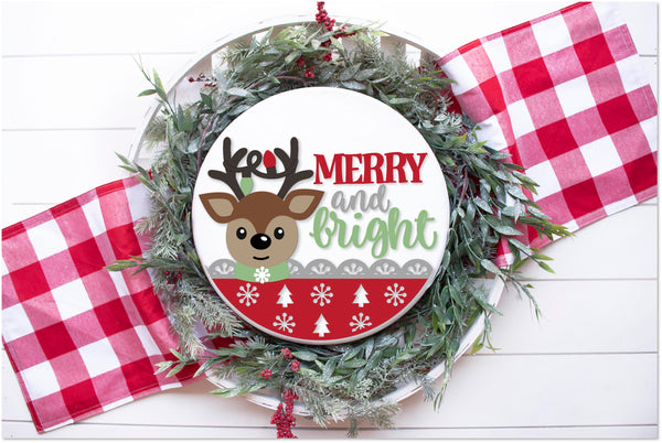 Reindeer Merry ChicaTiza craft kit