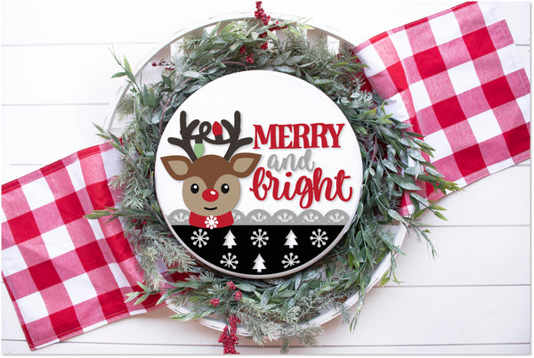Reindeer Merry ChicaTiza craft kit
