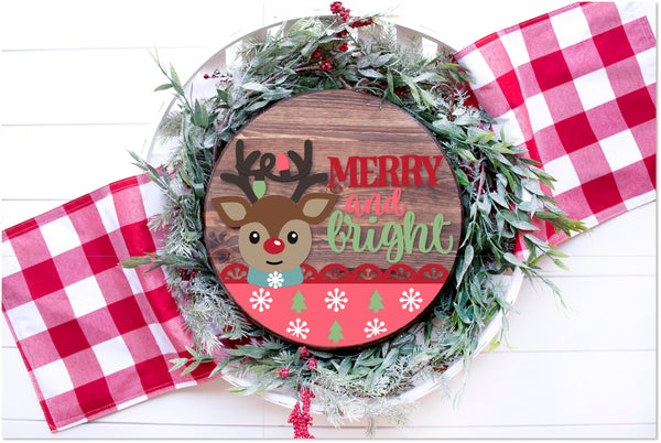 Reindeer Merry ChicaTiza craft kit