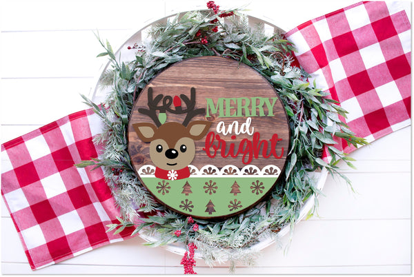 Reindeer Merry ChicaTiza craft kit
