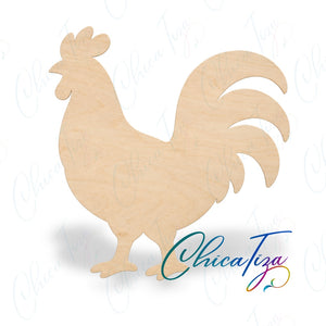 Unfinished rooster wooden blank by ChicaTiza