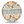Floral Welcome Craft Kit by ChicaTiza — round wooden design on a white background with a soft shadow