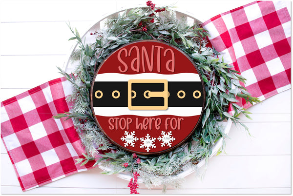 Santa Stop Here ChicaTiza craft kit