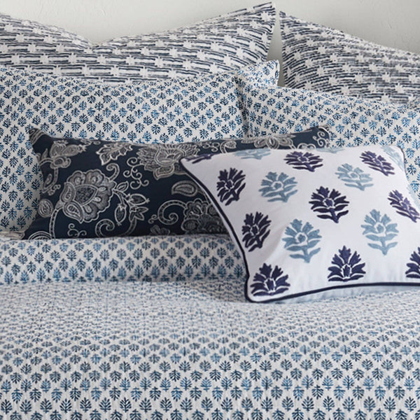 Levtex Home - Aditya Navy Pillow: 12x24