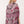 Gisele Embroidered Poncho: Mulberry with Mauve / One Size Fits Most