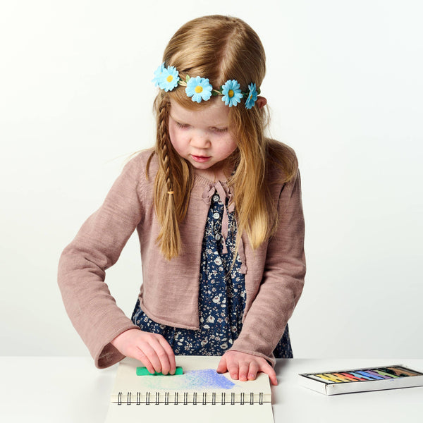 Pastel Sticks - Talc-Free Pastels - 12 Non-Toxic Colors elsewhere unplug / eco-kids -
