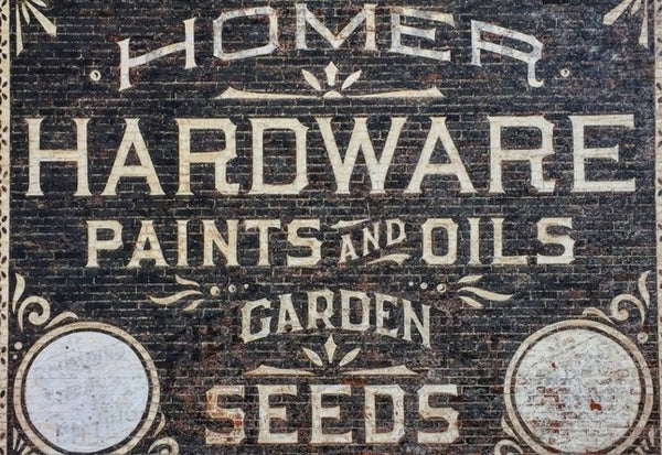 Hardware 20x30 in Decoupage  - Roycycled Treasures