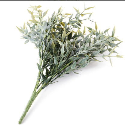 Italian Ruscus stem Artificial Greenery - 14 inches
