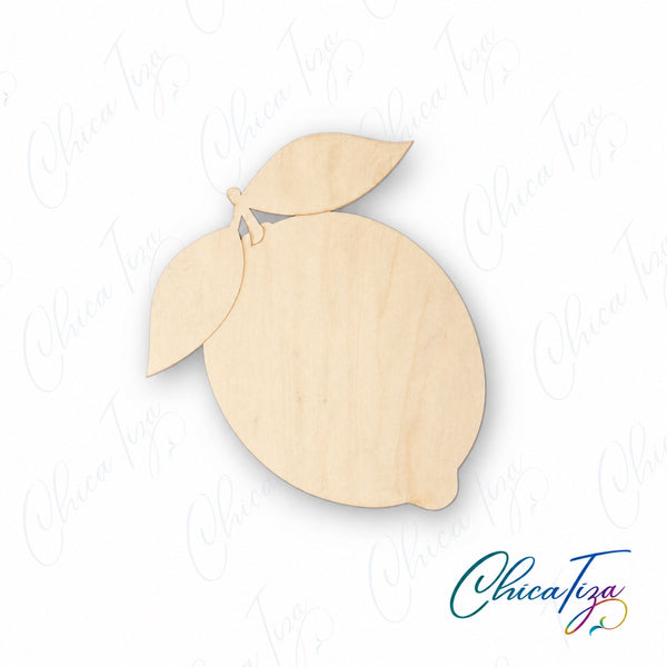 Unfinished maple lemon wood cutout craft blank by ChicaTiza