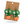 Potted Monstera Earrings (2.5-inch) displayed on a kraft earring card