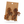 Rearing Rusty Iron Horse Filigree Earrings displayed on a kraft earring card