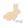 Unfinished maple sitting bunny wood cutout craft blank by ChicaTiza