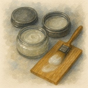 Artisan Enhancements and Waxes by Annie Sloan and DIY Paints by Debis Desinng Diary. This is the picture for the variety of things we carry at The Stilwell House