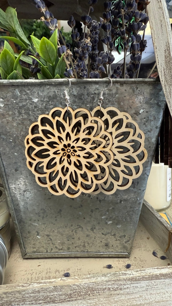 Dahlia Earrings — original photograph