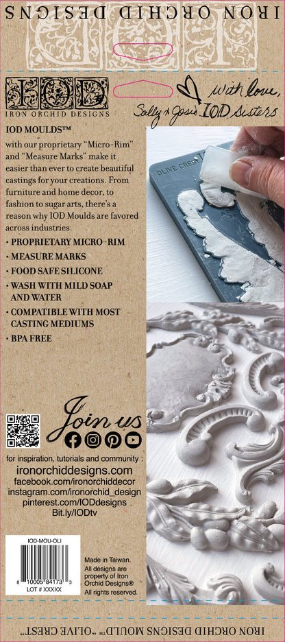IOD Olive Crest 6X10 IOD Moulds™