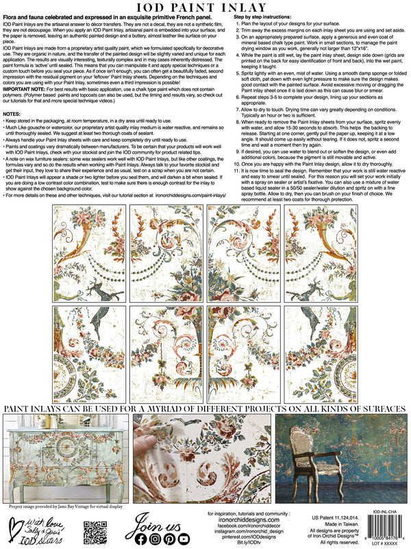 IOD Chateau IOD Paint Inlay