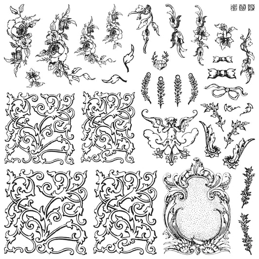 IOD Alphabellies 12×12 IOD Stamp™