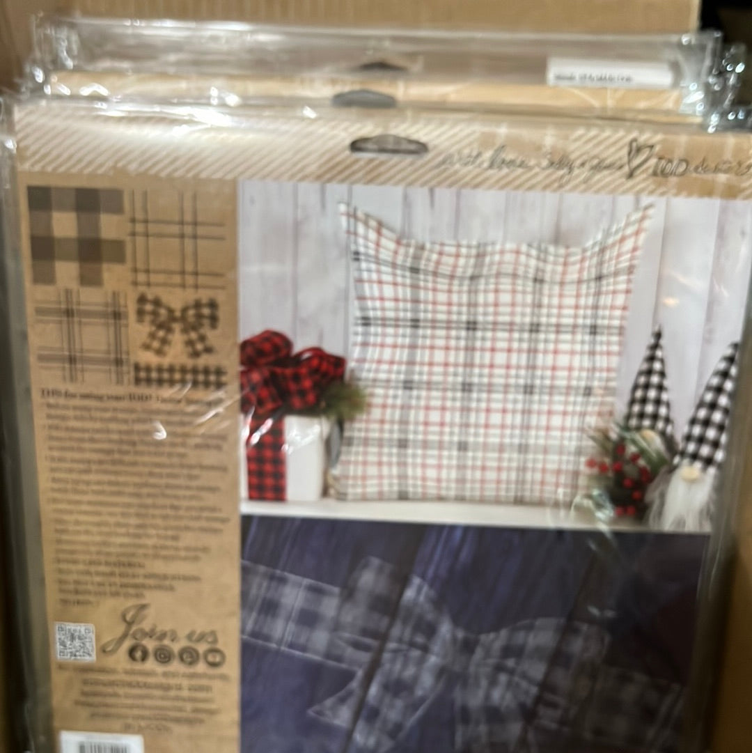 IOD Pretty in Plaid 12x12 IOD Stamp™