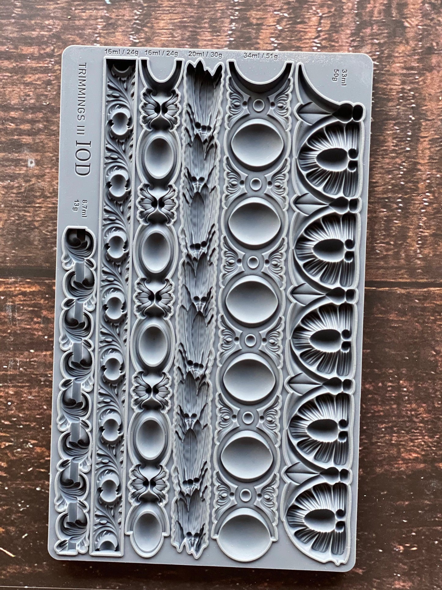 IOD  Trimmings 3 6X10 IOD Moulds™