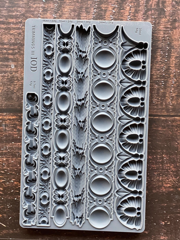 IOD  Trimmings 3 6X10 IOD Moulds™